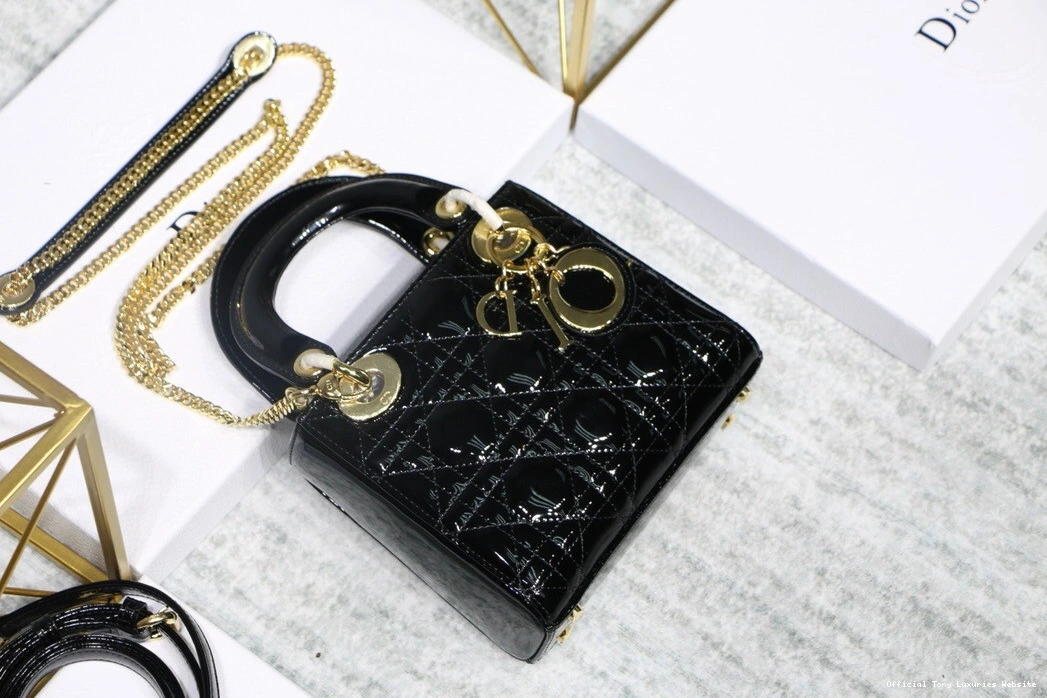 Tony Luxuries With Mini diro leather Cow Lady patent 0812